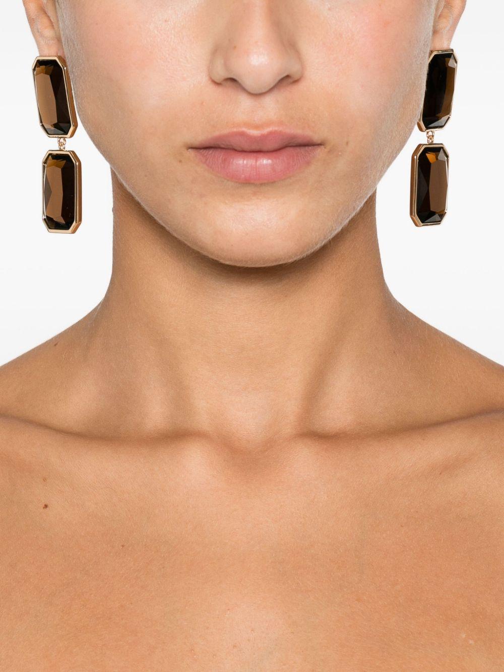 Amber Tiered Earrings AW25605EGD GOLD SELF-PORTRAIT 