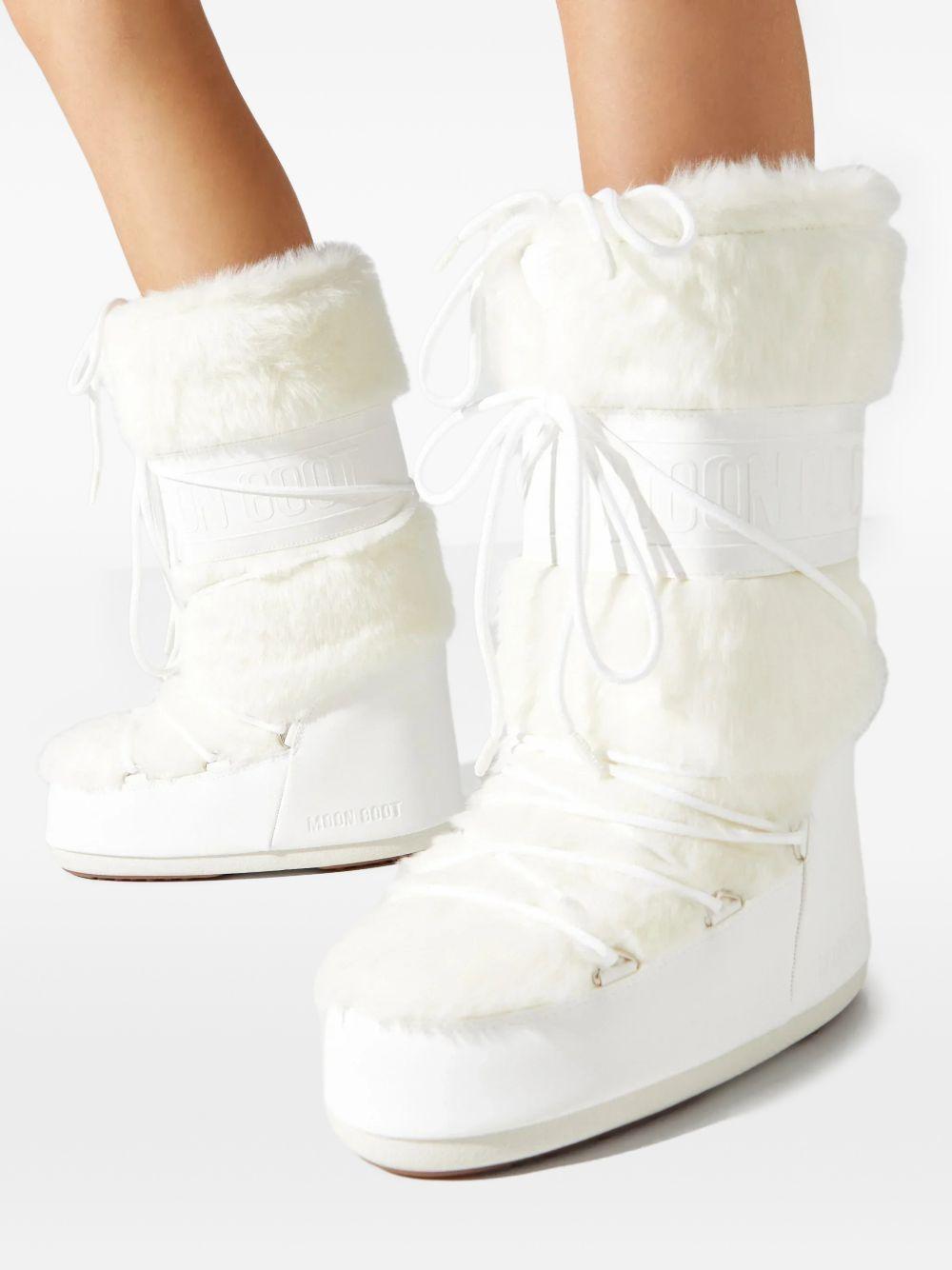 Icon Boot in Ecopelliccia 80D1408900 A002 OPTICAL WHITE MOON BOOT 