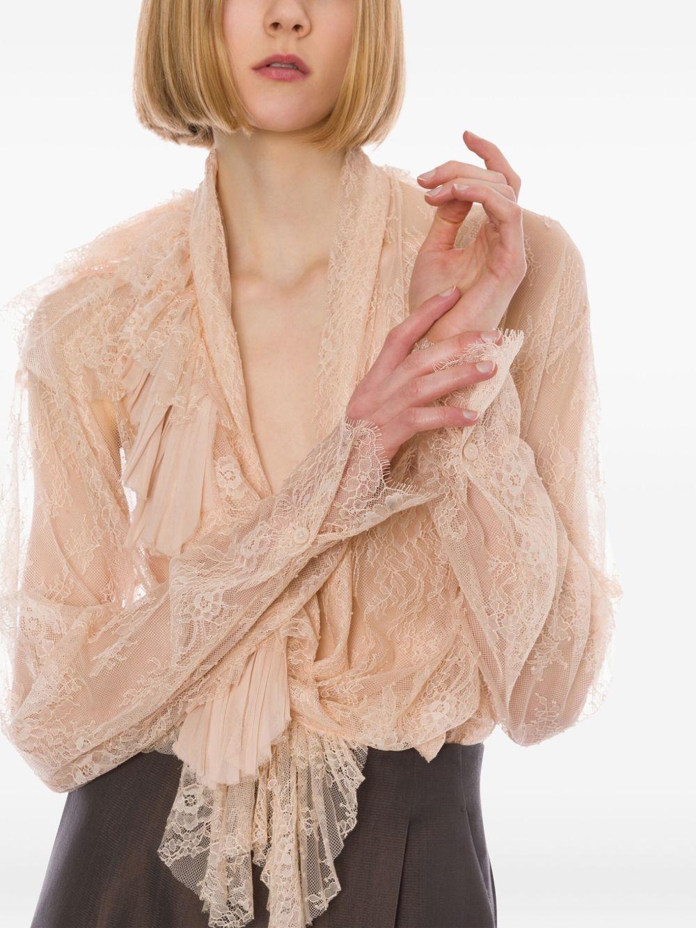 Camicia In Pizzo 252U02136620 0170 ROSA ALBERTA FERRETTI 