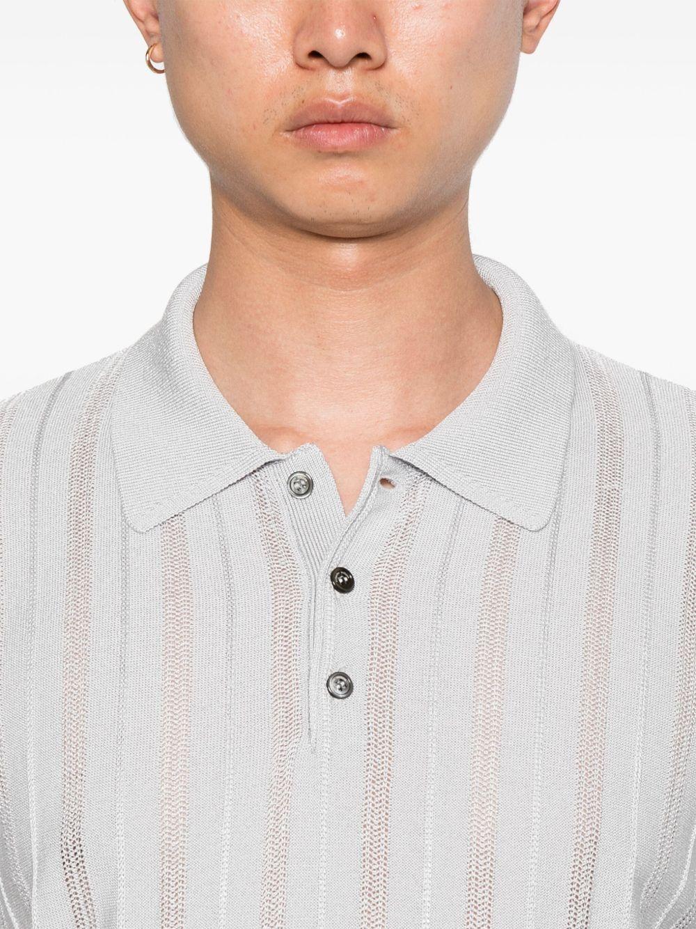 Polo in maglia RB15124 18 PERLA ROBERTO COLLINA 