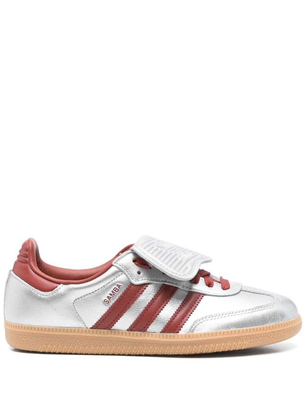 Samba Long Tongue Sneakers JH5707 SILVER RED ADIDAS ORIGINALS 