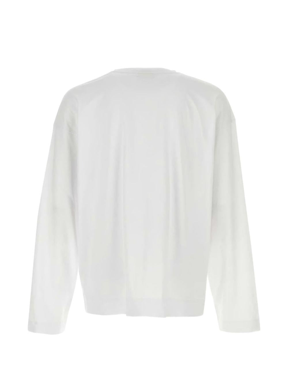 Long Sleeve Tee HEGLAND3603 1 WHITE DRIES VAN NOTEN 