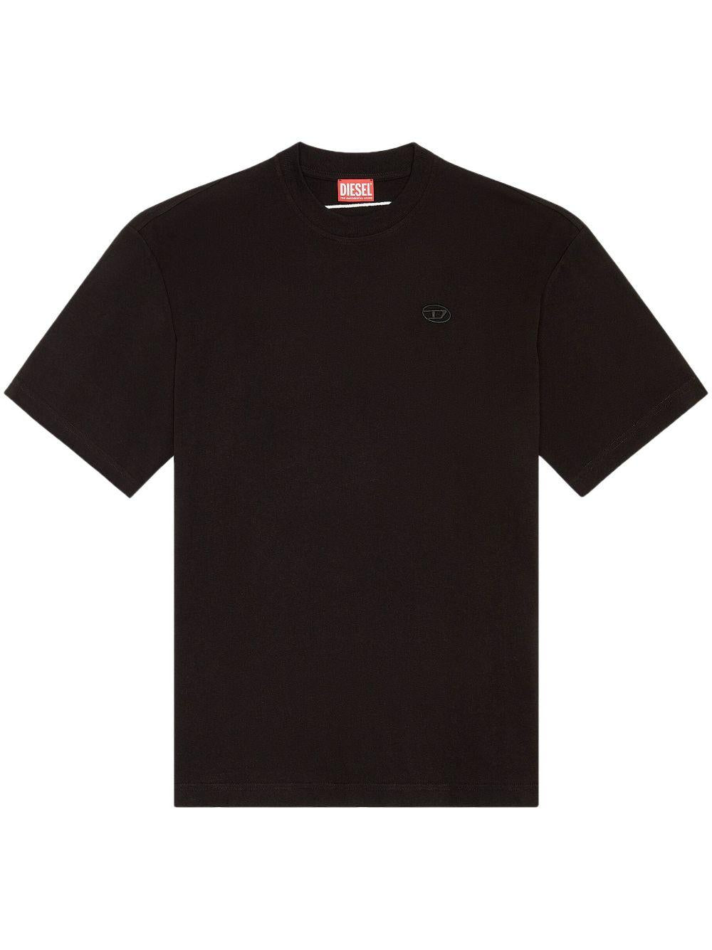 T-Boggy-Megoval-D T-Shirt A113020HGAM 9XX BLACK DIESEL 