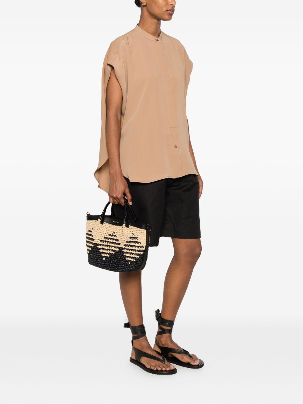 TOP IN LIGHT CRÊPE BL000045D12875S 2157 CAMMELLO HERNO 