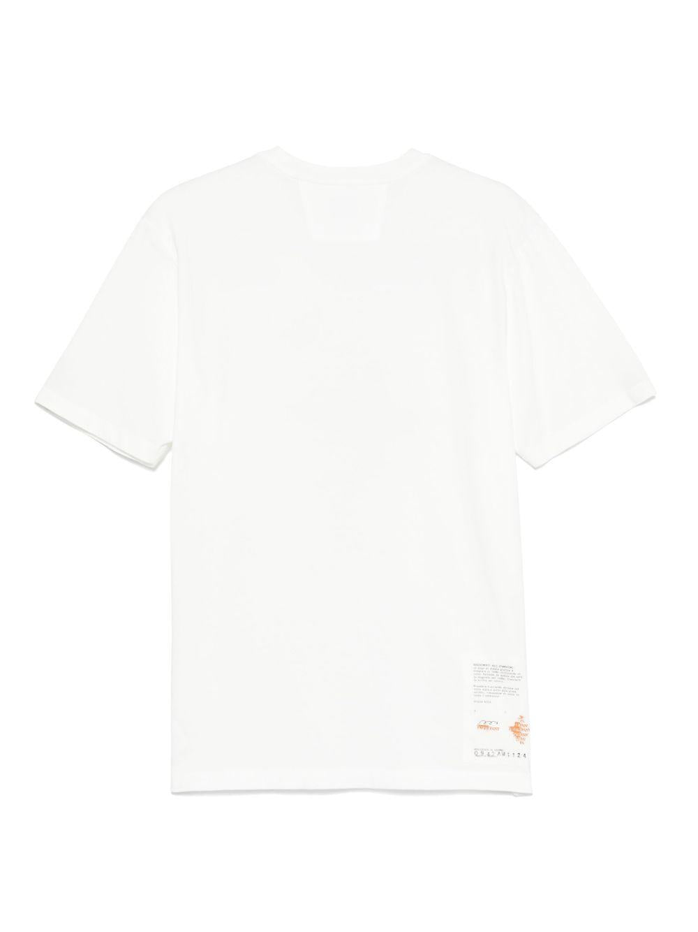 24/1 Jersey Front Logo T-Shirt 18CMTS308A005431G 103 GAUZE WHITE CP COMPANY 