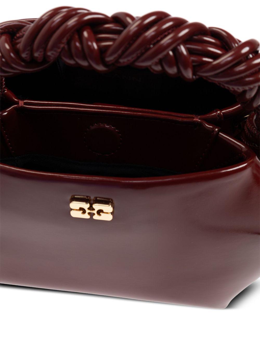 Burgundy Small GANNI Bou Bag A6499 436 BURGUNDY GANNI 