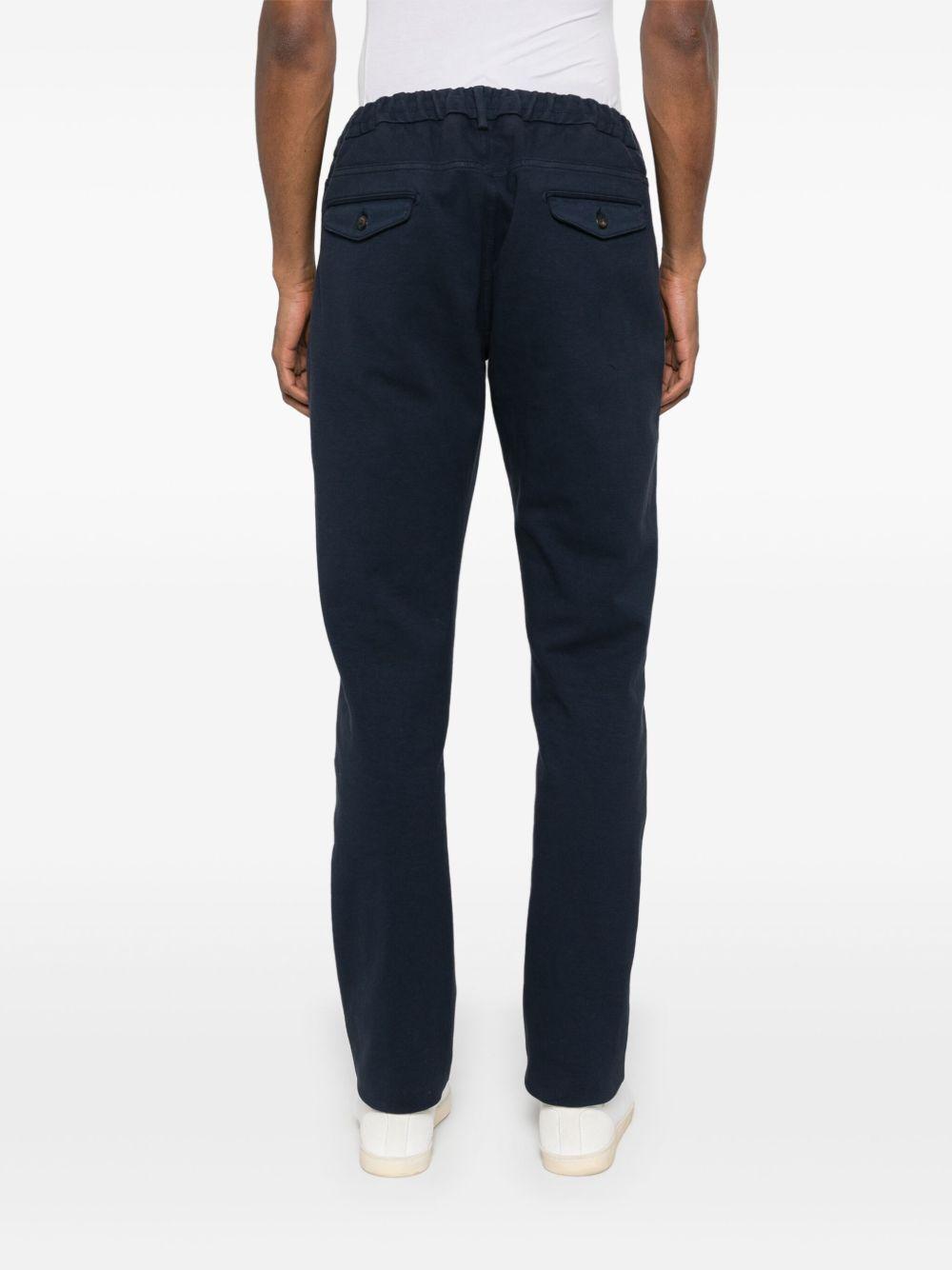 Pantaloni affusolati con pieghe X75PANB21PAN28031 11S BLUE SCURO ELEVENTY 