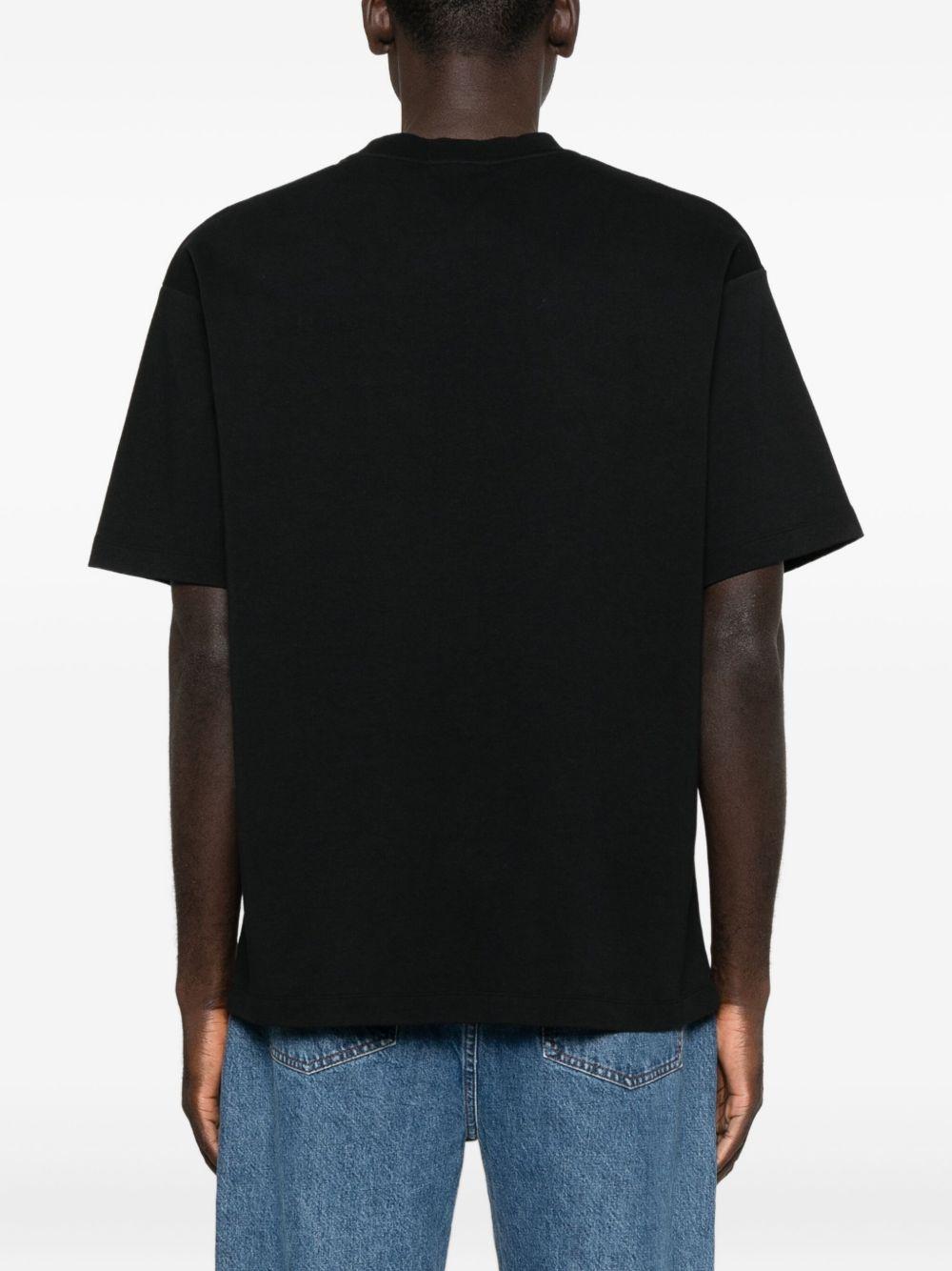 Le T-Shirt Room Service HTS265CO002 BLACK DROLE DE MONSIEUR 