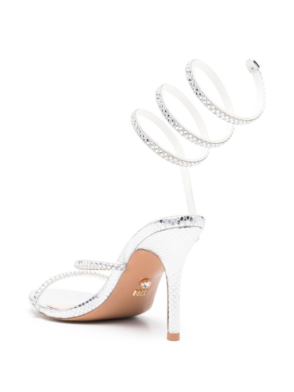Scarpe a spirale decorate SH378ARG62P ARGENTO TWENTY FOURHAITCH 