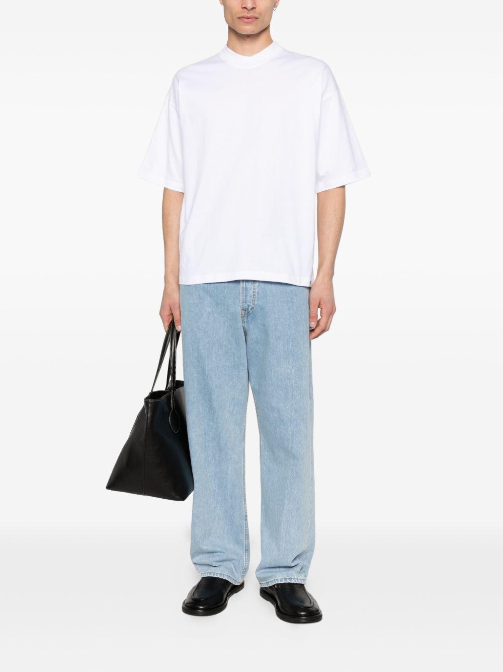 Optical White Jersey T-Shirt F0414095 1101 PAOLO PECORA 