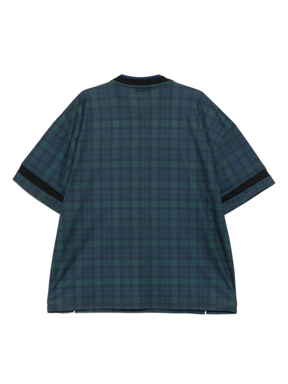 <BR/>Football T-shirt 179JT11024 BLACK TARTAN MARTINE ROSE 