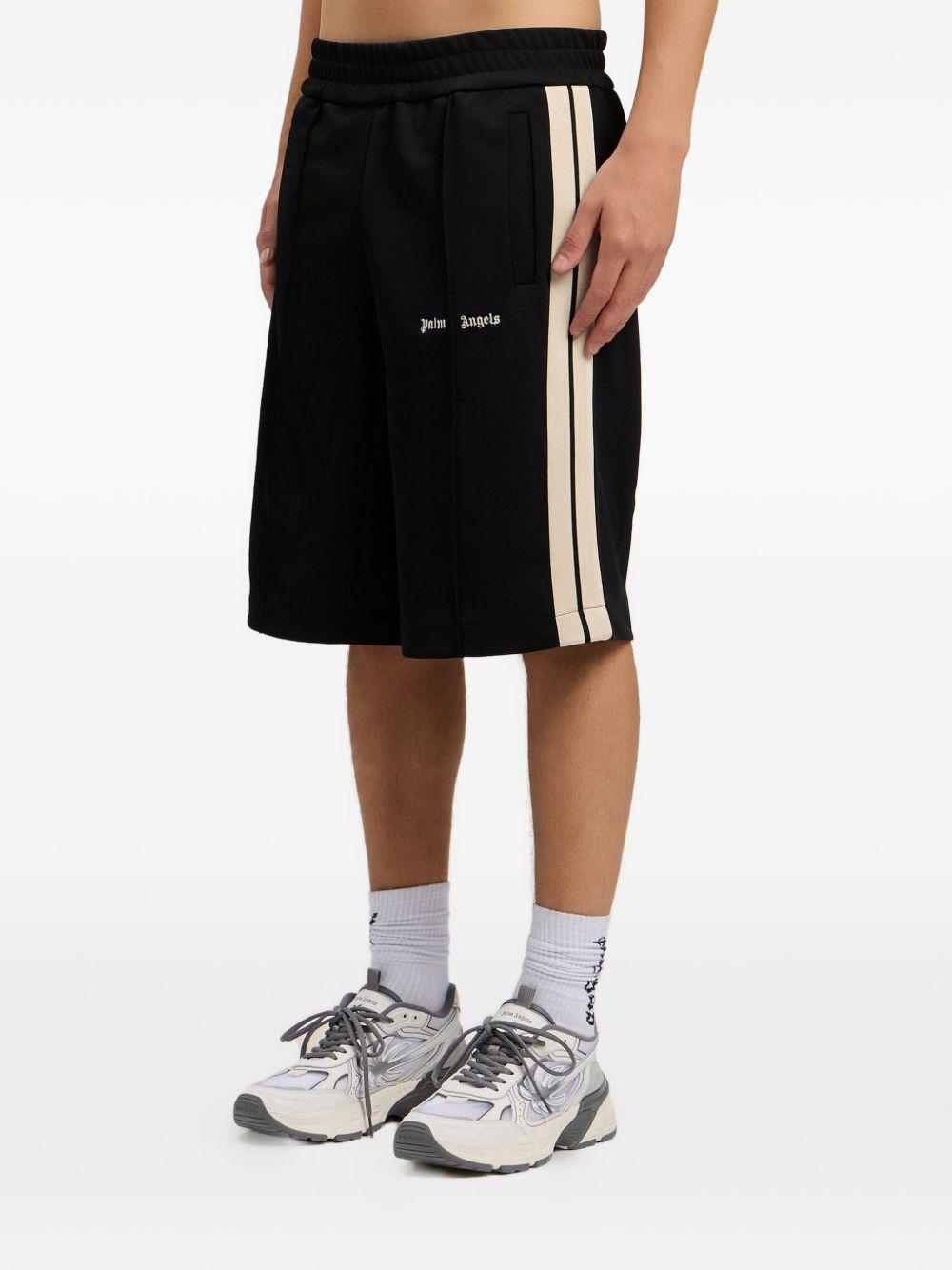 Classic Logo Track Shorts PMCL009S26FAB001 1003 BLACK WHITE PALM ANGELS 