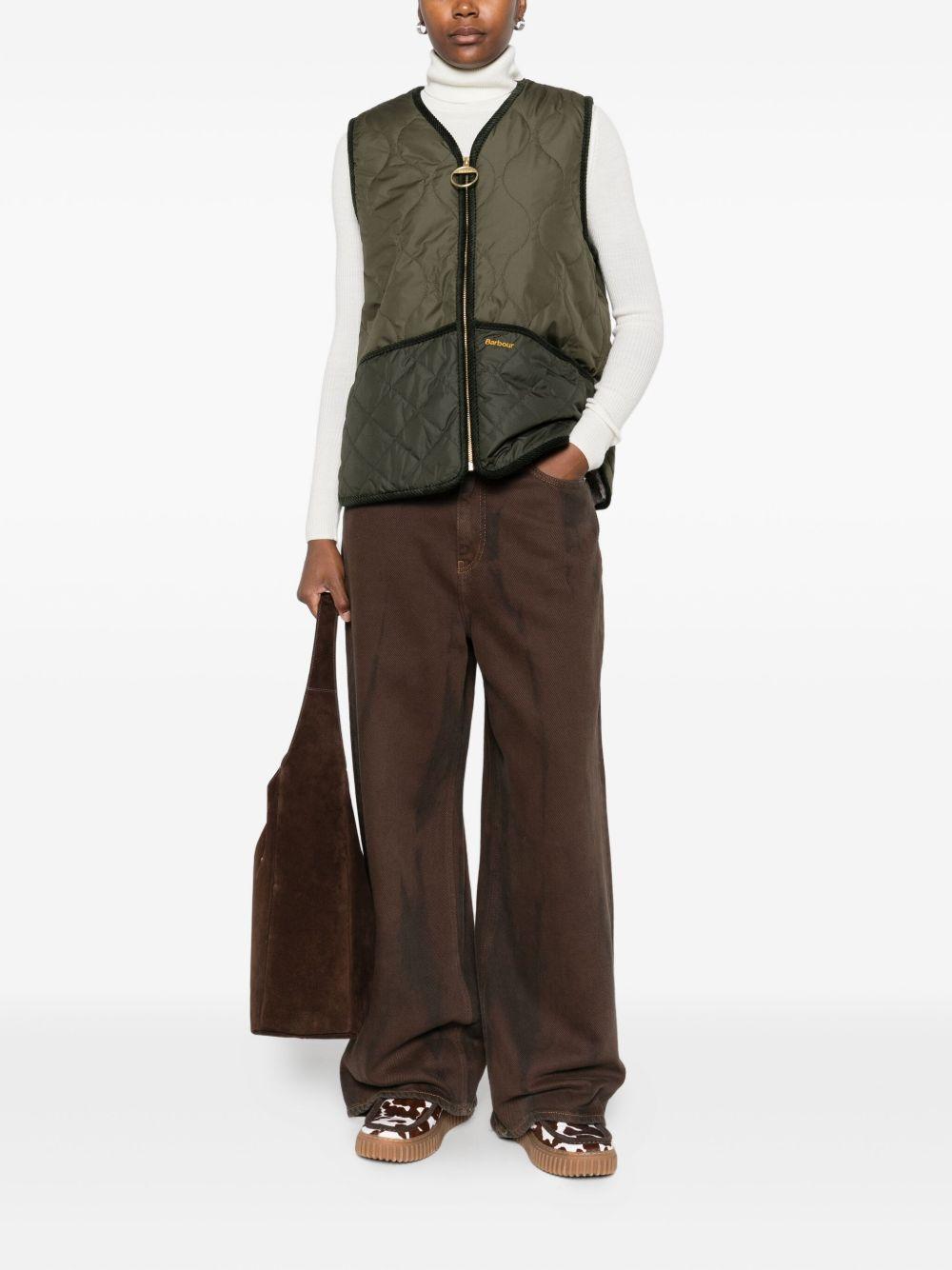 Gilet Klara LLI0021LLI GN71 FERN LEAF BARBOUR 