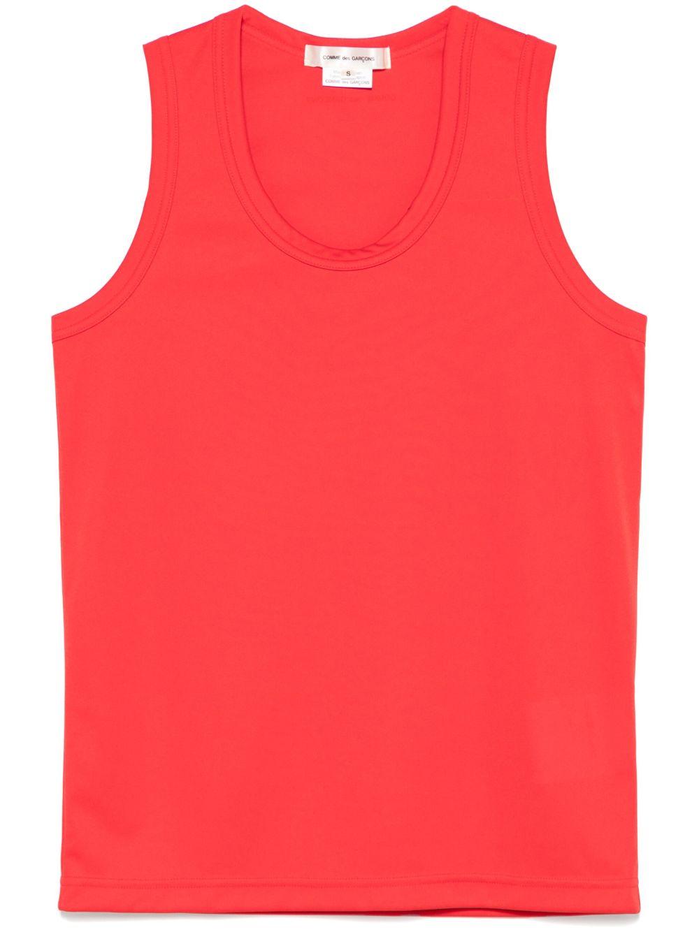 Red Tank Top GOT006S25 1 RED BLACK COMME DES GARCONS 