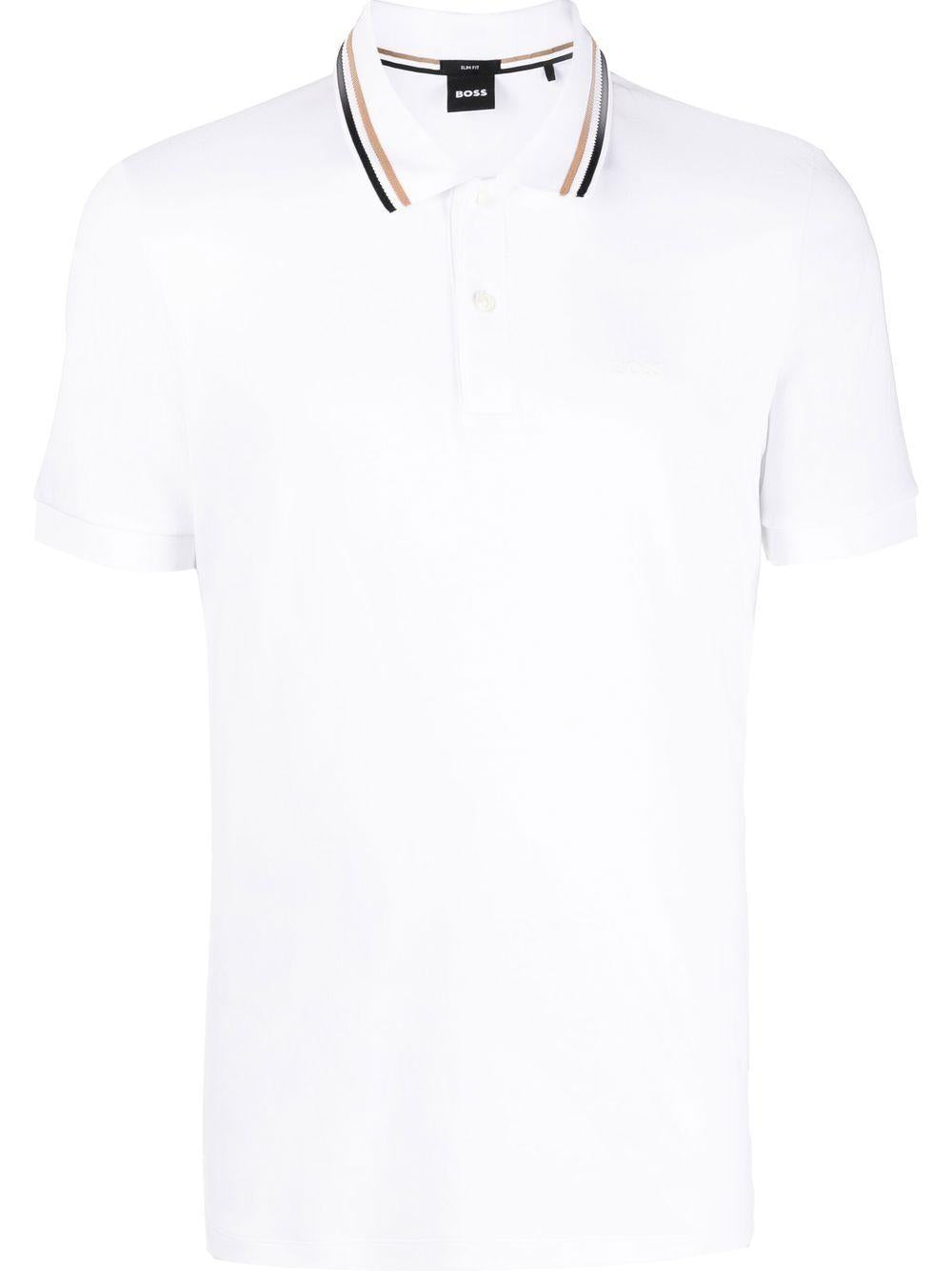 Parlay Polo 50467113 100 WHITE BOSS 