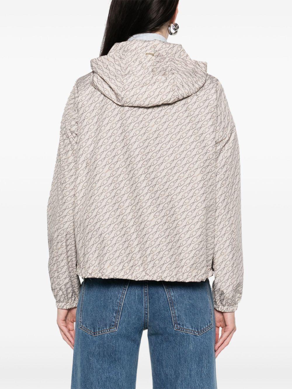 Giacca in nylon Iconic Print GI000309D12719P 2157 CAMMELLO HERNO 