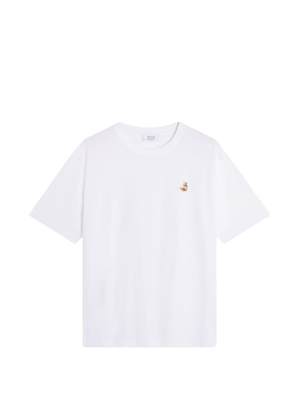 Fox Head Regular Tee-shirt QM00102KJ7026 P100 WHITE MAISON KITSUNE 