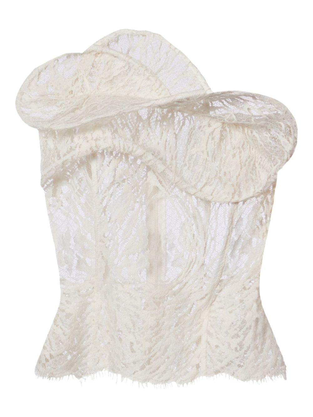 Corsetto in pizzo 162426 CREAM MAGDA BUTRYM 