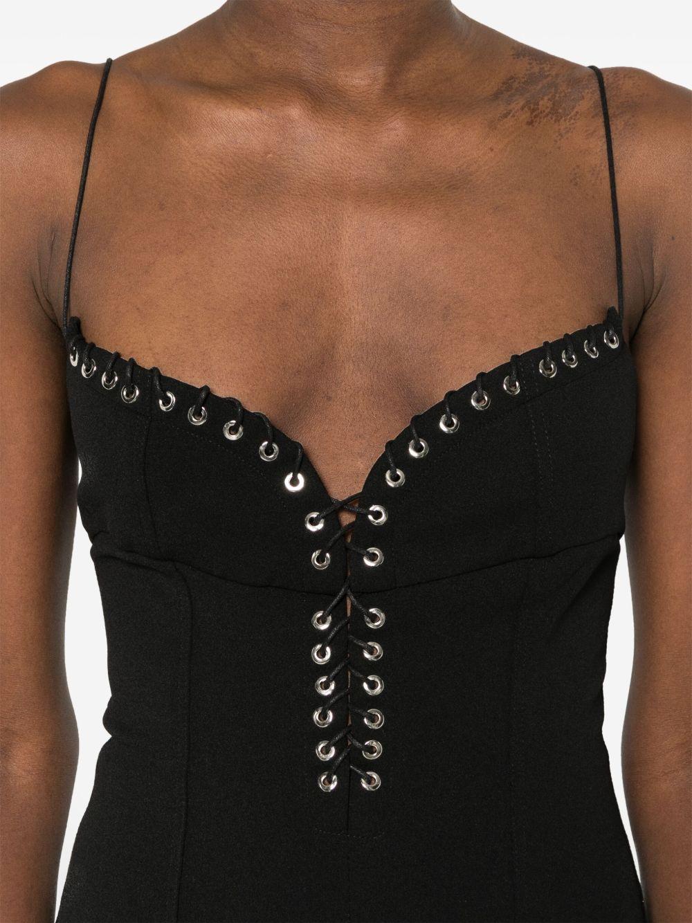  SS24DR016WPL BLACK LUDOVIC DE SAINT SERNIN 