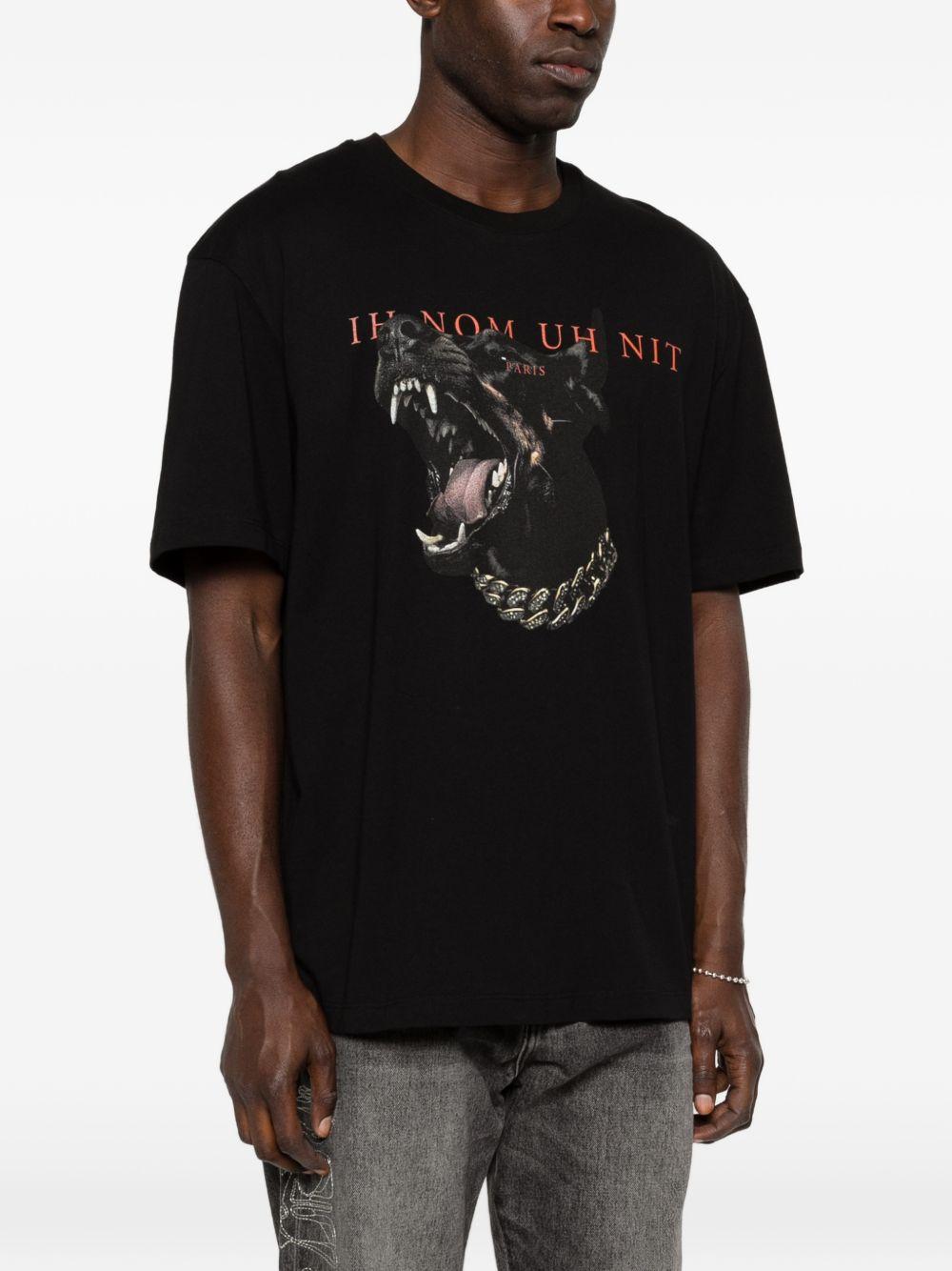 IH NOM UH NIT - T-shirt Authentic Back NUS26272 009 BLACK IH NOM UH NIT 