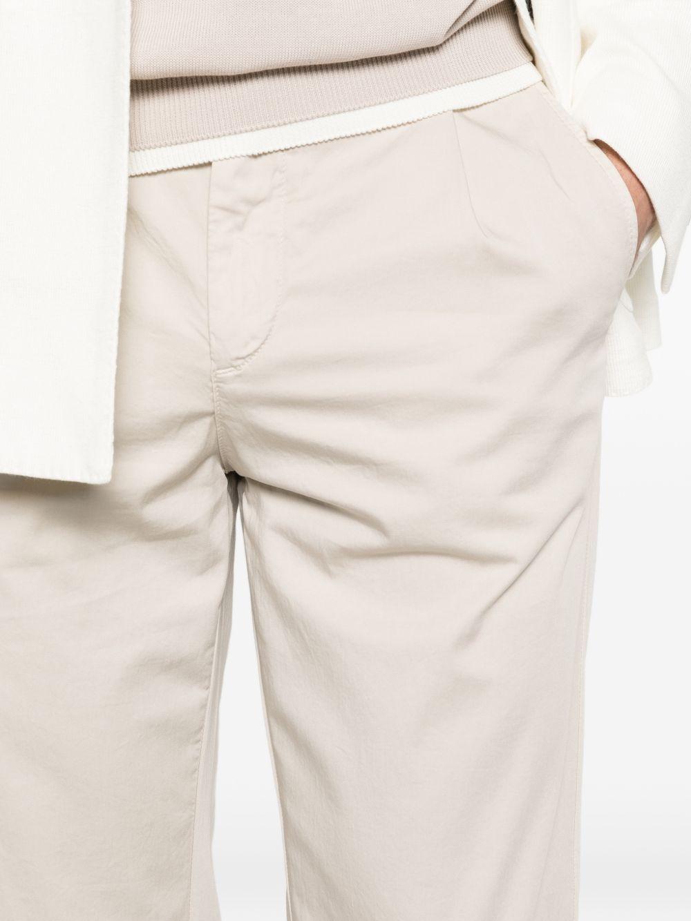 Jogger in cotone stretch tinto in capo M75PANG03TET0K007 02N SABBIA ELEVENTY 