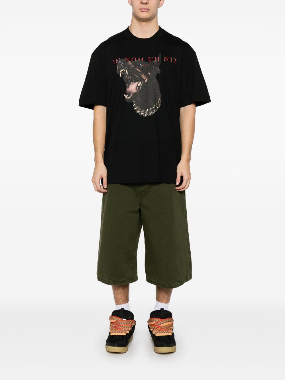 Dobermann Graphic T-shirt NUS25242 009 BLACK IH NOM UH NIT 