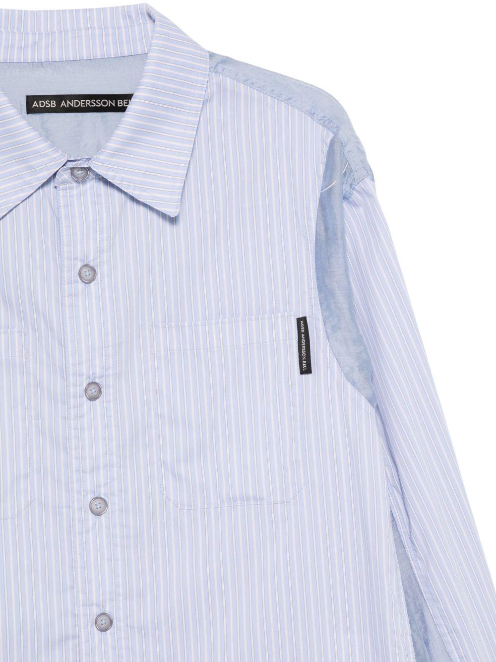 Aprol Organza Panel Shirt ATB1444M SKY BLUE ANDERSSON BELL 