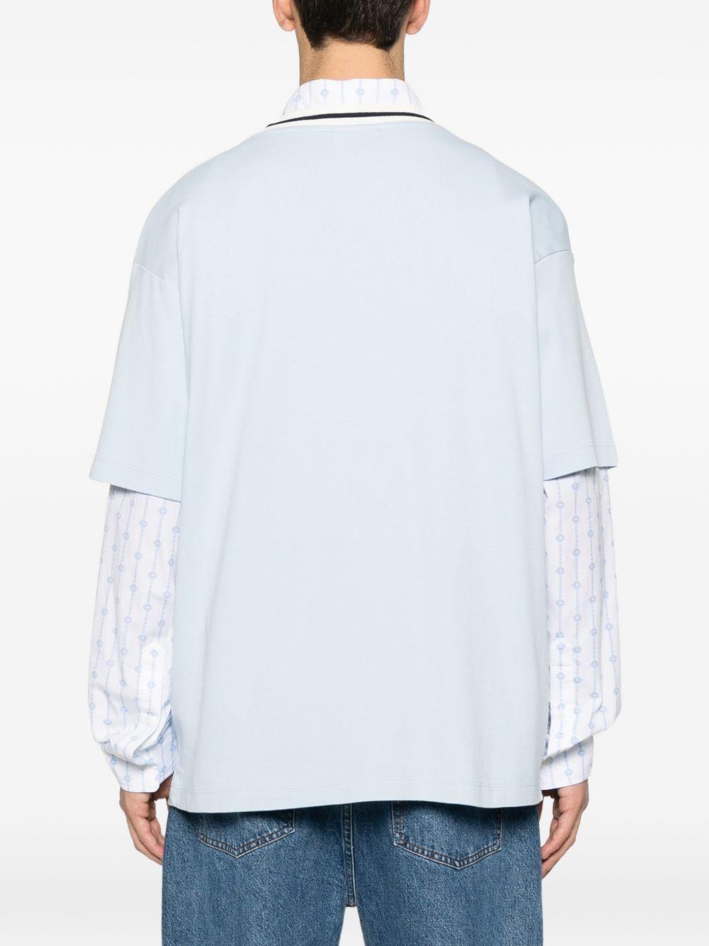 Le T-Shirt Slogan Sport JTS189CO002 LIGHT BLUE DROLE DE MONSIEUR 