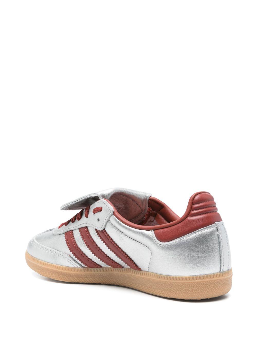 Samba Long Tongue Sneakers JH5707 SILVER RED ADIDAS ORIGINALS 