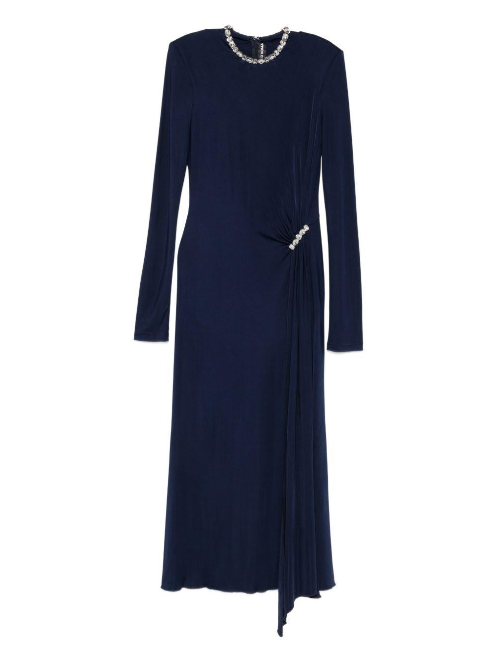 Abtio Midi In Fluid Jersey PF25DK92D NAVY DAVID KOMA 