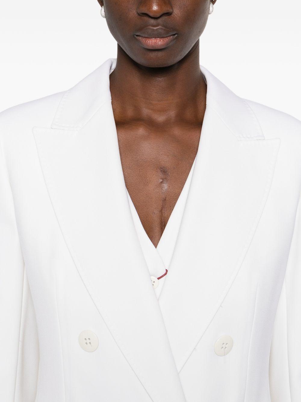 Completo Tre Pezzi In Crepe MSTGREMBO 010 BIANCO MAX MARA STUDIO 