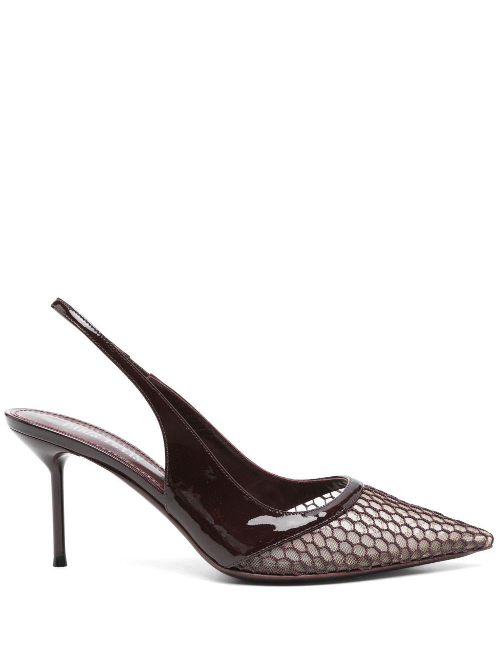 80mm Lidia pumps PX1622XVNMS DARK ROUGE NOIR PARIS TEXAS 