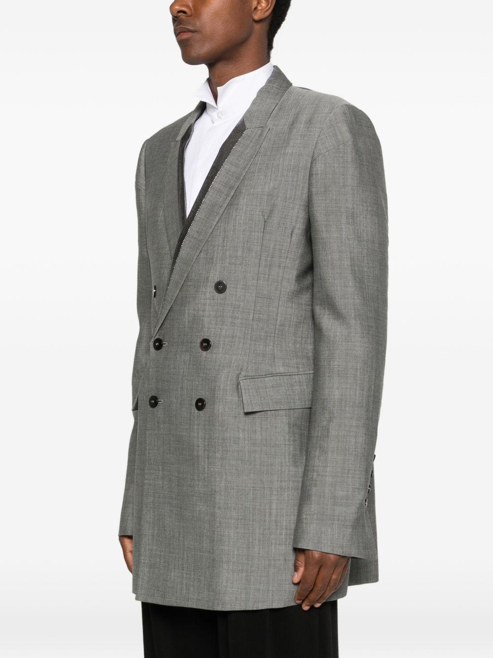 Blazer N°44L in Tela Mohair Tux SS26N44L TELA MOHAIR GRIGIA SAPIO 