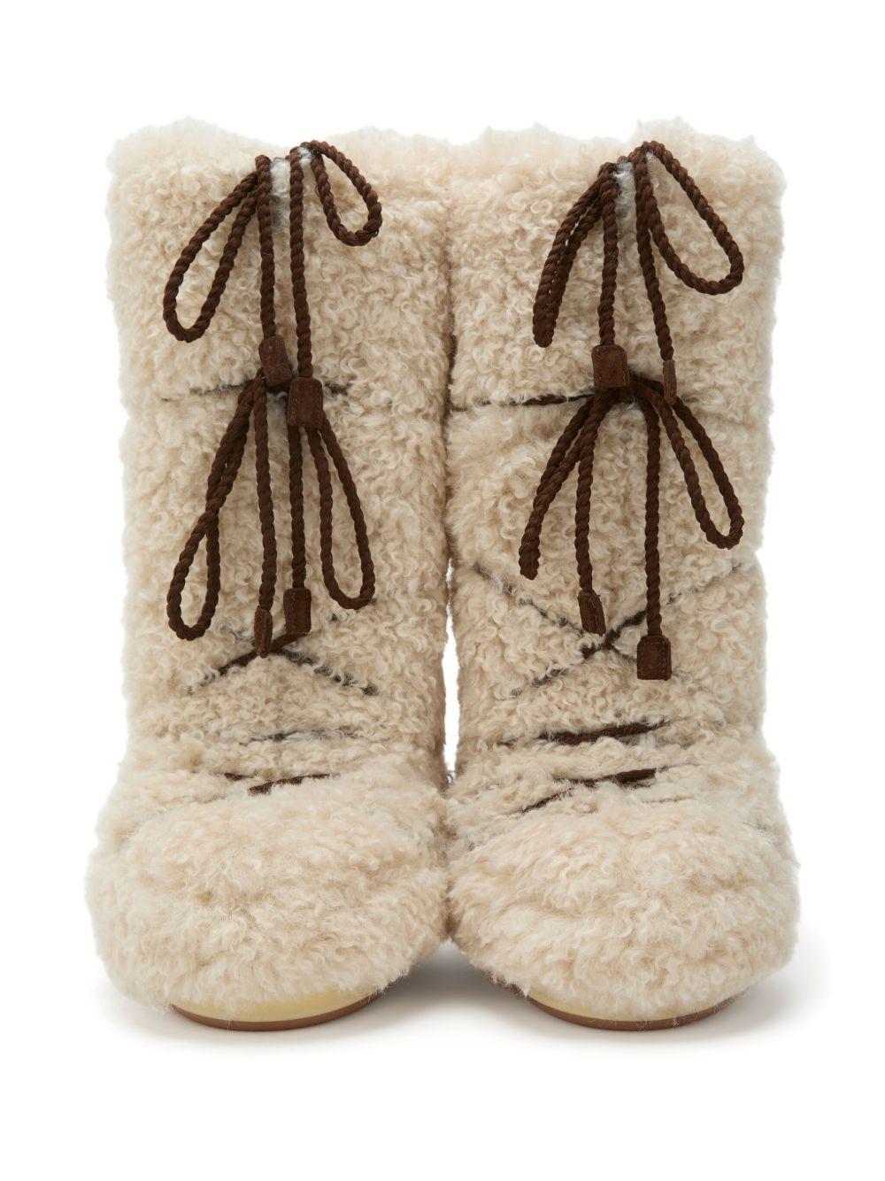 Icon Curly Extra Écru Boots 80D1403070 L007 ECRU MOON BOOT 