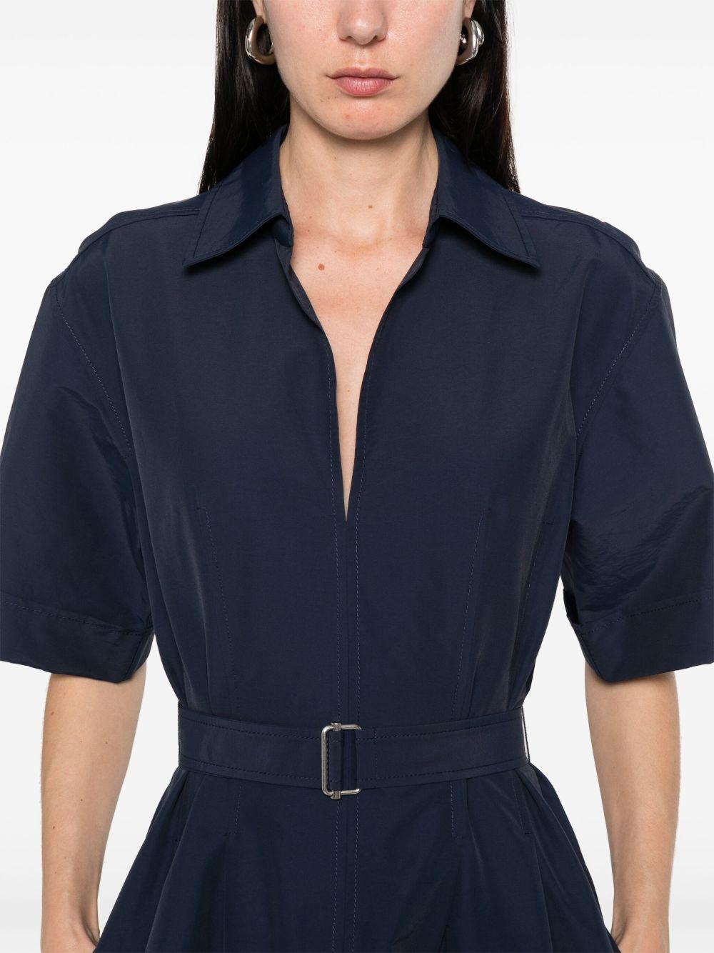 Deanna Cotton Midi Dress 2251184C MIDNIGHT SIMKHAI 