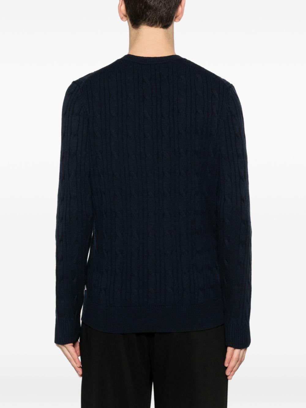 Maglione girocollo 10274959 404 BLUE BOSS 