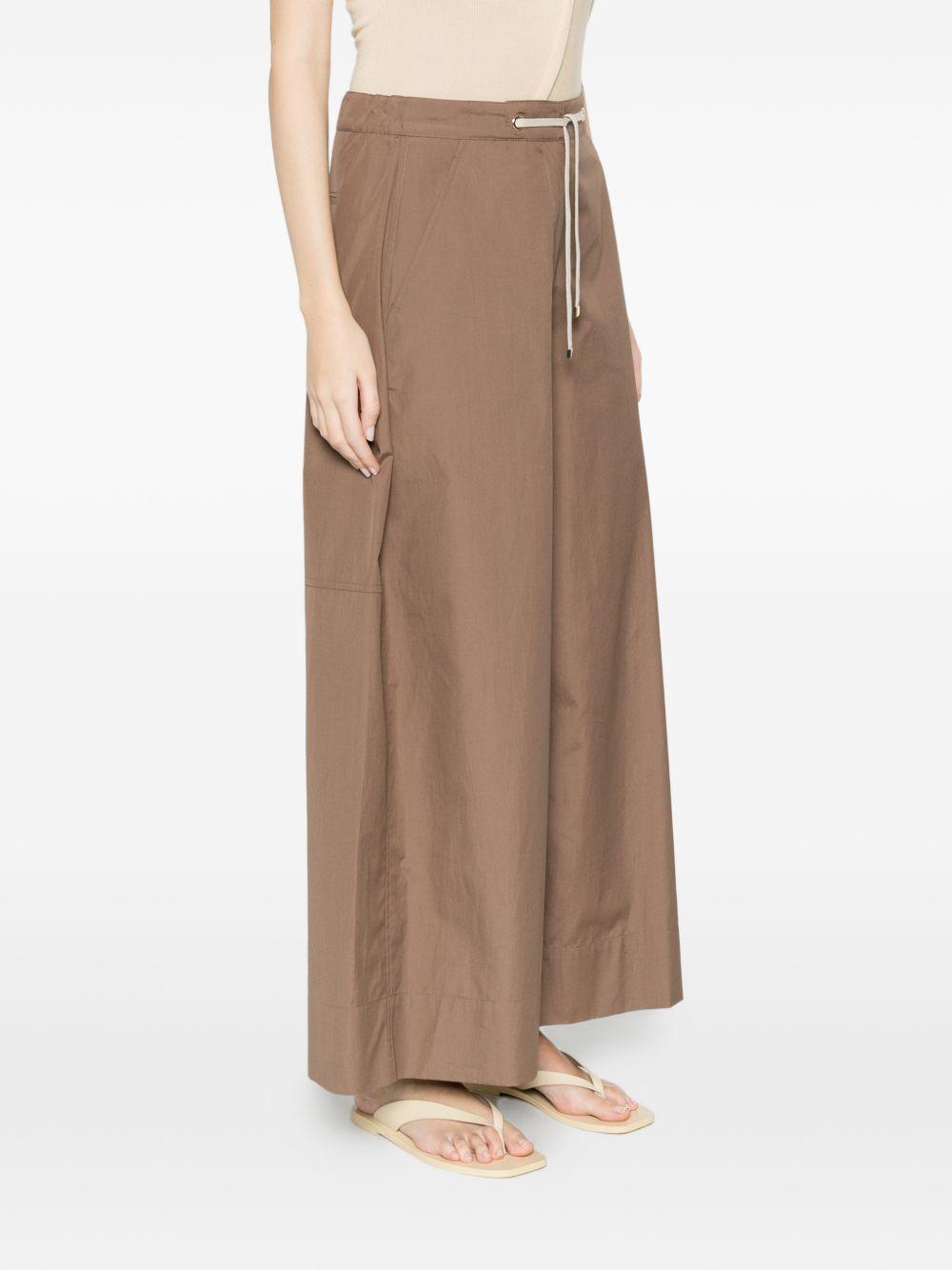 Pantaloni In Popeline SMMGUFO 003 MOU S MAX MARA 