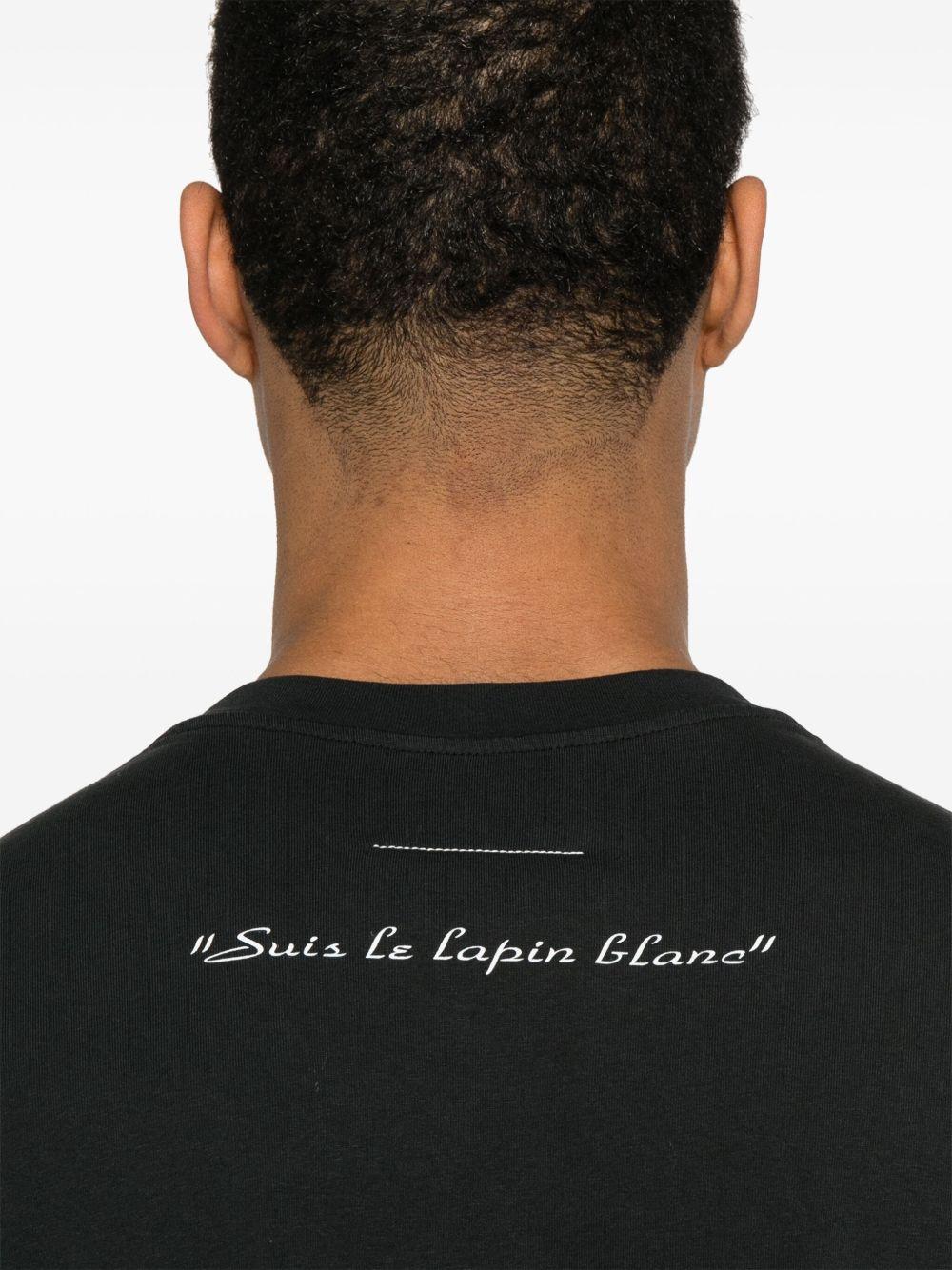 T-shirt con stampa illustrata SH2GC0024M20108 899 MM6 MAISON MARGIELA 