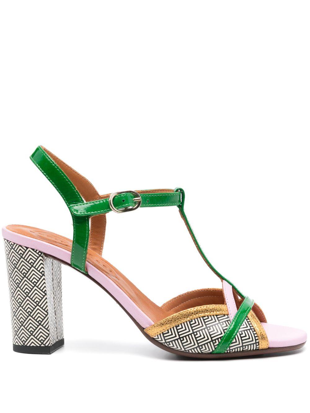 85mm Bejoi sandals S25CMBEJO SUCRE GREEN CHIE MIHARA 