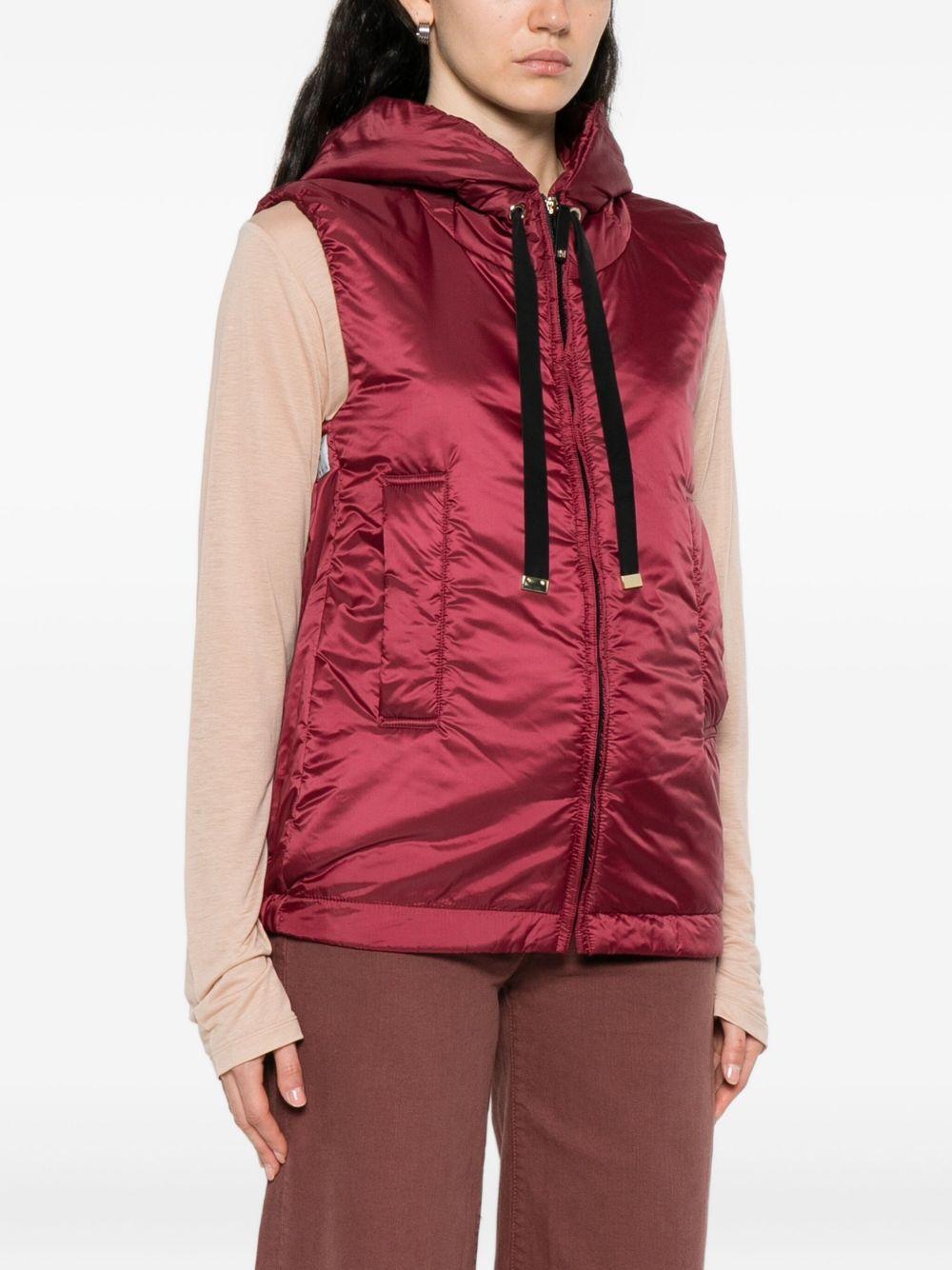 Gilet imbottito - Rosso GREENGOMM10025 056 LACQUERED RED MAX MARA THE CUBE 