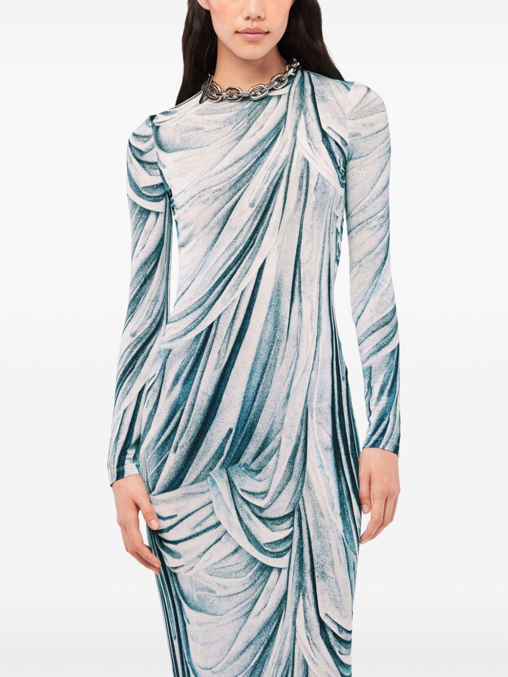  24EJRO816VI0316 V160 DRAPPE BLEU RABANNE 