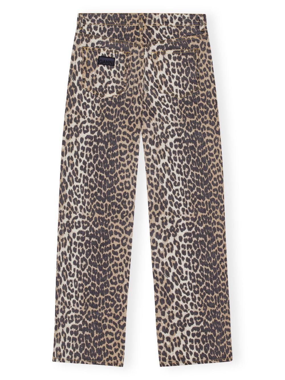 Print Denim Izey J1527 943 LEOPARD GANNI 
