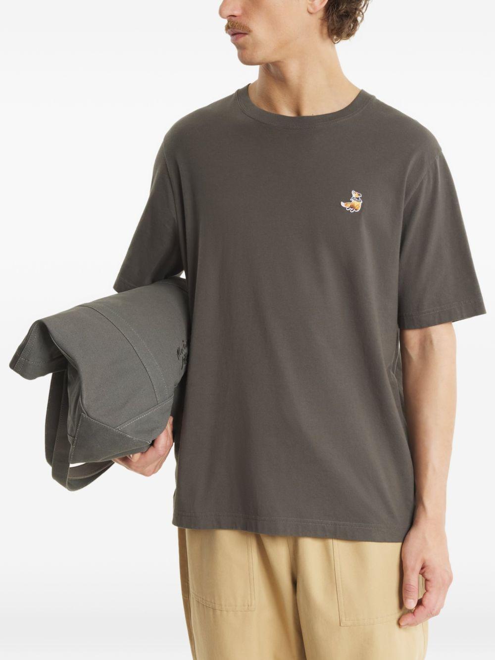 Fox Head Regular Tee-shirt QM00102KJ7026 0453 BELUGA MAISON KITSUNE 