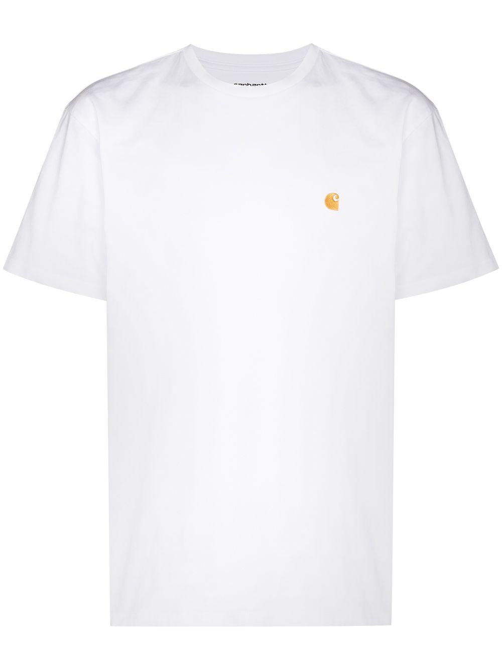 S/S Chase T-Shirt I026391 00RXX WHITE GOLD CARHARTT WIP 