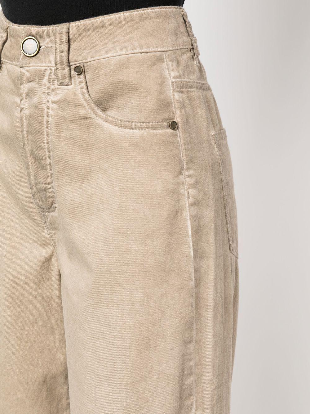 Jeans a vita alta UP3036UW200 TAN UMA WANG 