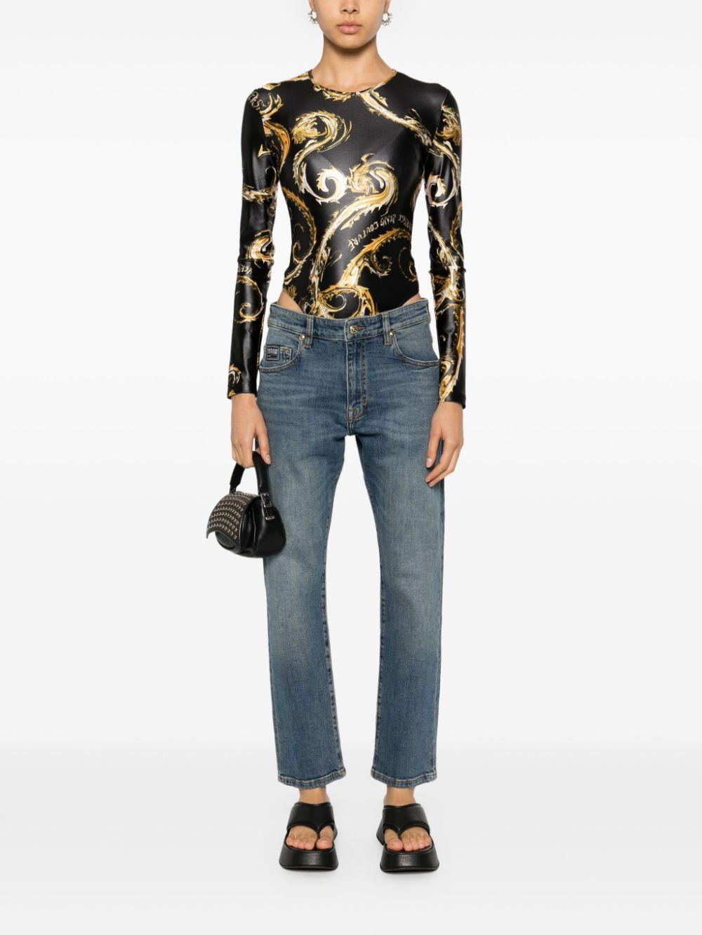  77HAM2A1JS360 G89 BLACK GOLD VERSACE JEANS COUTURE 