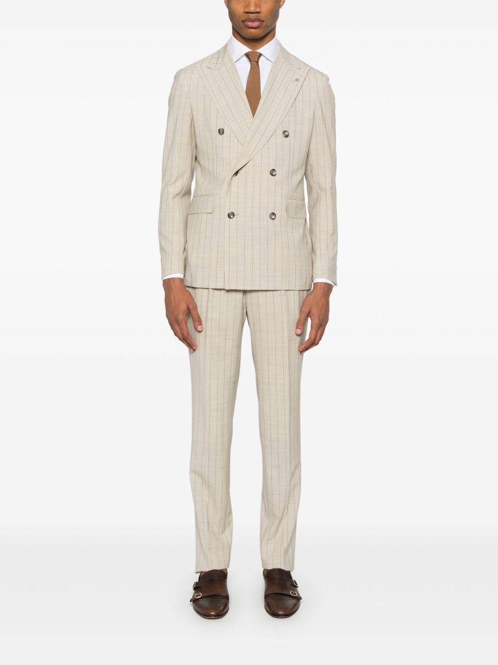 Abito doppiopetto gessato 2SVS20B11PE520064R25E344 A1304 TAGLIATORE 