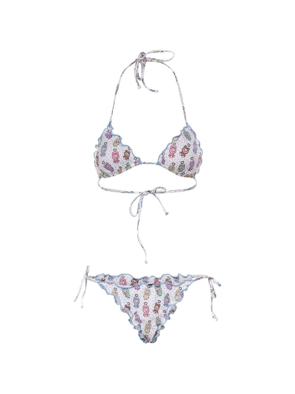 Bikini a triangolo Frou frou SAGI00109070L PUPPY CHARMS MINI MC2 SAINT BARTH 
