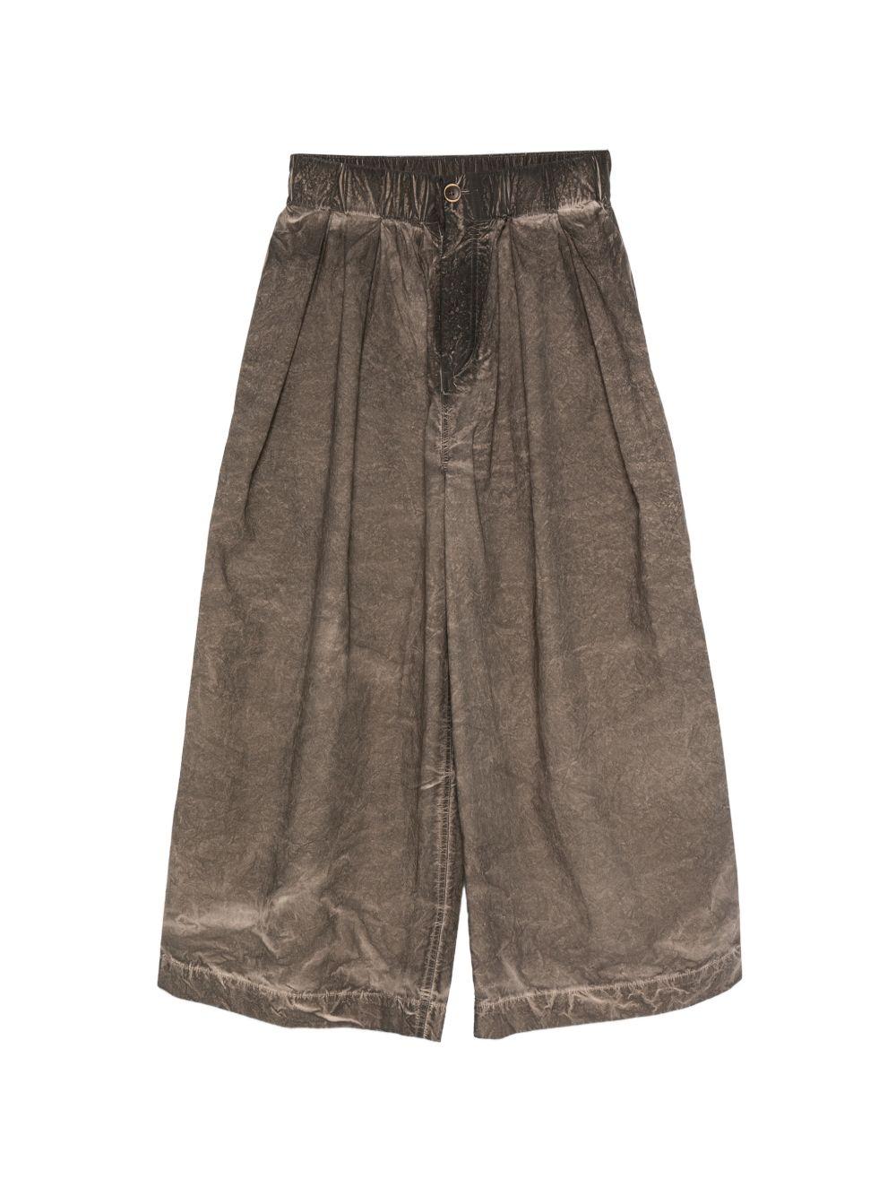 Poetic Pleated Pants UP3021 UW860 GREY BROWN UMA WANG 