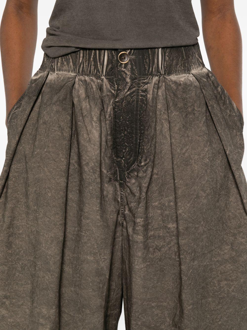 Poetic Pleated Pants UP3021 UW860 GREY BROWN UMA WANG 